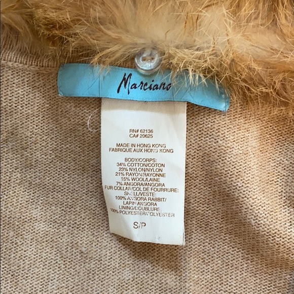 Marciano Fur Collar Cardigan - Picture 4 of 5